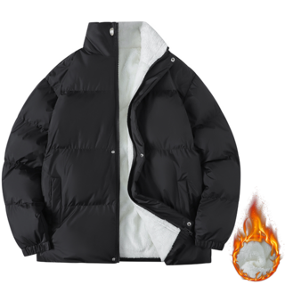 겨울 아우터 따뜻한 양털 방수 하이넥 패딩 숏 잠바 Sevenmoon