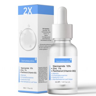 더마네이처수 나이아신아마이드 10% 징크 백탁밀림없는 세럼, 1개, 30ml