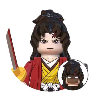 <귀멸의 칼날> 캐릭터 서사 스토리 시리즈 : '코쿠시보&요리이치 형제 VER.1'편 호환블록 브릭미니피규어, DS02. 츠기쿠니 요리이치