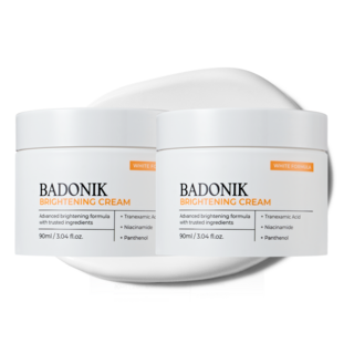 바도닉 약국 기미 잡티 트라넥삼산 나이아신아마이드 들깨미백크림 100% 정품, 2개, 90ml