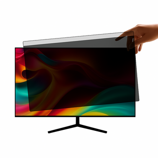 공이팩토리 모니터 사생활보호 필름 아크릴 거치식 보안기 24인치 27인치, 1개, 반투명 27인치 아크릴고급형(거치식)