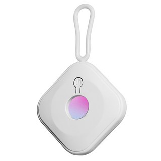 防針孔探測器，輕巧便攜，一鍵偵測，保護個人隱私安全, 白色, 1個