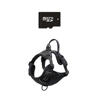 貓狗寵物視角攝像頭掛脖記錄儀監控直播智能項圈貓咪, 1個, 4G標配+揹帶L碼+64G內存卡, 1個