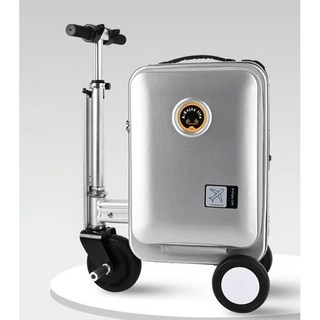 타고다니는 스마트 전동 캐리어 20인치 스마트캐리어 전동캐리어 20인치캐리어 여행가방 경량캐리어 기내반입, 20, 실버