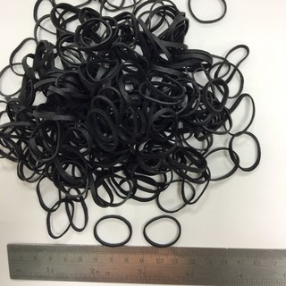【HY】天然橡膠橡皮筋 No.10 *0.9mm*2.5mm (1kg/包 黑色) 電線綑綁 工業用 封袋 綑線用, 1個, 1公斤(kg) 裝