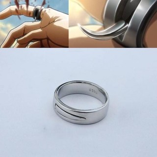 스테인리스 호신용 반지 자기방어 포인트 링 야외 EDC 금속 방어 손가락 거대한 변환 도구