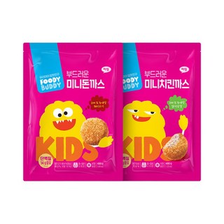 푸디버디 부드러운 미니치킨까스 480g + 미니돈까스 480g, 1개