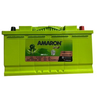 愛馬龍歐規免加水汽車電池, 1個, AM【DIN100】