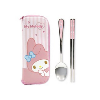 휴대용 수저세트 올스텐 산리오 마이멜로디 MJ005961, 1개