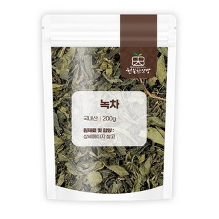 (국산) 햇녹차 보성녹차 건조 녹차잎, 200g, 1개