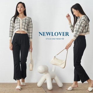 NEWLOVER 氣質小喇叭靴型褲 (161-9257-1) 舒適涼感 S-XL