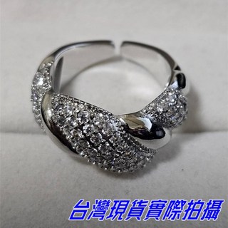 鑲鑽戒指 時尚百搭款