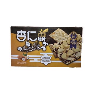 杏仁魚脆片 酥脆爽口 芳香薄脆, 120公克, 1箱