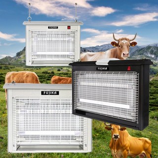 혀누닷컴 축사용 야외 led 날파리 퇴치기 대형 파리 모기 포충기 AC방식 BL 초절전 날벌레 포충등 잡는기계, 1번250평형-검정색