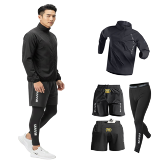 핸즈프리 남자 런닝복 3종 세트 (휴대폰 수납 포켓) 조깅 헬스복 상하의 풀세트