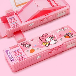 카피바라 산리오 이중 비밀번호 잠금 필통 변신필통 만능필통, 마이멜로디
