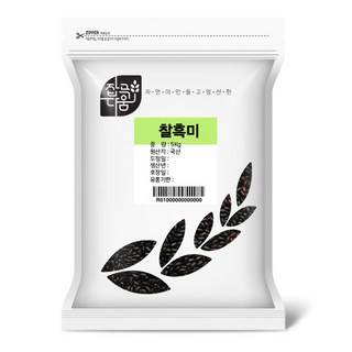 잡곡다움 국산 찰흑미, 1개, 5kg