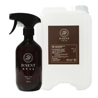 새벽내음 던센트 잎편백수 천연 피톤치드 원액, 1개, 20L