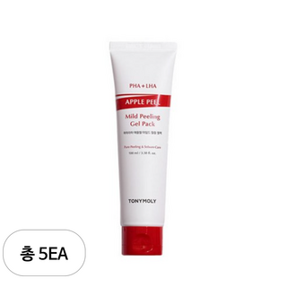 토니모리 파하라하 애플필 마일드 필링 젤 팩, 100ml, 5개