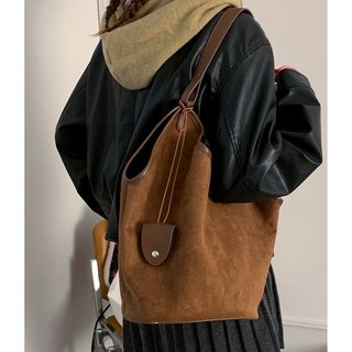 大容量復古時尚單肩托特包，2025秋冬新款，小眾百搭通勤女包