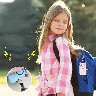 위급상황 싸이렌 구조벨 경보기 호신용, 곰돌이호신용경보기(블루)