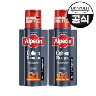 알페신 카페인 샴푸 C1 250ml (모발 강화) X 2, 2개