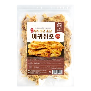 해야미 구운 순살 아귀 쥐포채, 120g, 1개