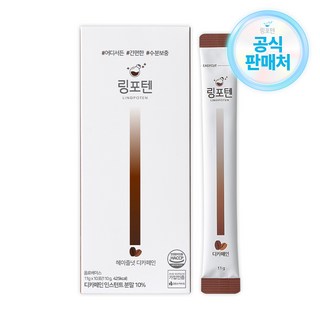 [링포텐] 에너지커피 헤이즐넛 디카페인, 11g, 10개입