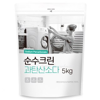 순수크린 과탄산소다 파우치 5kg+스푼1개 1등급원료사용 산소표백제 대용량, 1개, 5kg