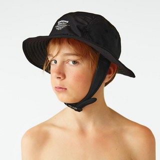 구김스 방수 UV차단 아웃도어 스포츠 물놀이 베이직 키즈햇 +카탈로그포함, S type, BLACK(블랙)