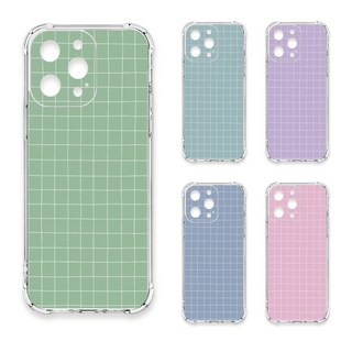 24H快速出貨 TRON 三星 A52/52s 手繪簡約方格紋A款 四角防摔 軟殼 手機殼