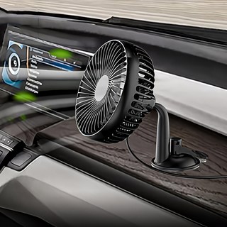 日本idea-auto USB DC多功能單頭4吋強力3段超靜音電風扇(椅背/吸盤)雙支架 CE0024 SD