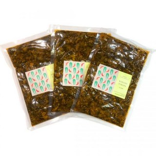 기우치 후쿠오카 일본 타카나 갓절임 300g x 3개