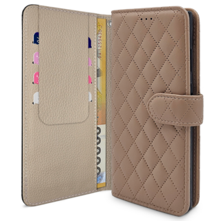 [아리움 헤리스 퀼팅 지갑형 카드 분실방지 덮개 다이어리 케이스의 상세 이미지]