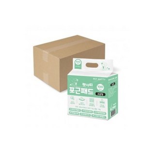 (1박스 4개입) 펫아띠 포근패드 고급형 100매/강아지/위생/배변/패드/용품/반려견/애완견/애견/개패드, (1박스 4개입) 펫아띠 포근패드 고급형 100매/강아