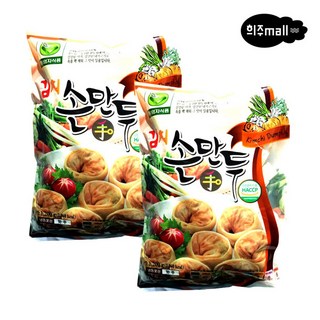 [희주몰] 엄지식품 김치손만두 1.2kg, 2개