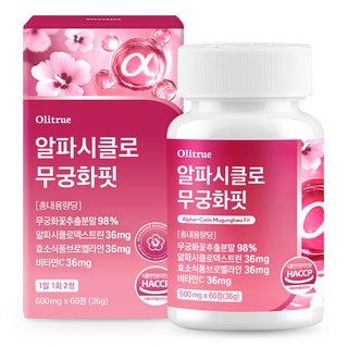 올리트루 알파CD 무궁화핏, 1개, 60정
