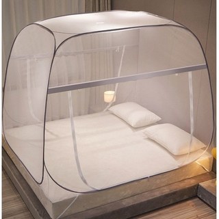 꿀잠 원터치 침대 모기장