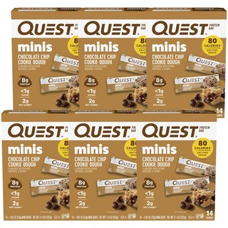 QUEST NUTRITION 高蛋白能量棒, 巧克力曲奇口味, 322g, 6盒