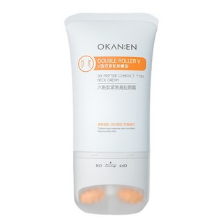 彈力V型緊緻滾輪護頸霜，提拉淡化頸紋，SPA按摩頸部護理, 1個, 提拉按摩美頸霜