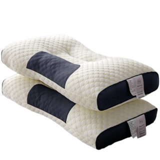 프리미엄 메모리폼 거북목 일자목 숙면 경추 베개, 1개, 화이트