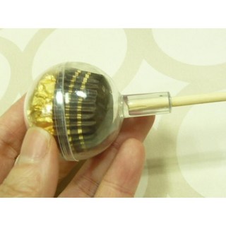 3.5公分透明壓克力蛋 金莎球 (一次最少出貨１０個) DIY材料 台灣現貨, 1個