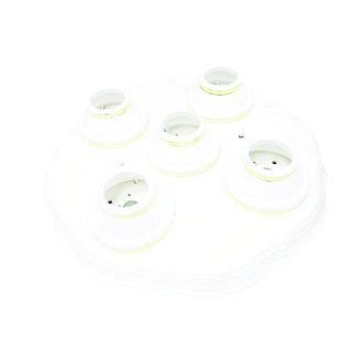 凱得米 美術白玉五燈吸頂燈 E27燈座 居家照明 臥室燈 客廳燈, 詳見包裝