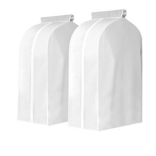 반투명 와이드 의류커버 화이트, 1개입, 2개