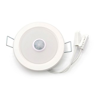 3인치 4인치 5인치 6인치 LED매입센서등 주백색, 전구색(노란빛), 1개