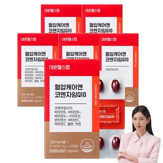 장대원 대원헬스랩 혈압케어엔 코엔자임Q10, 30정, 6개