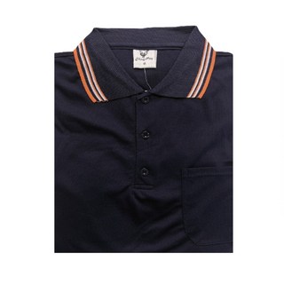 JDUDS 休閒排汗長袖Polo衫, 黑色-口袋款尺寸偏大,M