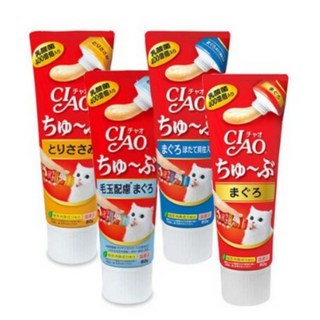 이나바 챠오츄르 튜브 80g 4개입 파우치, 1세트