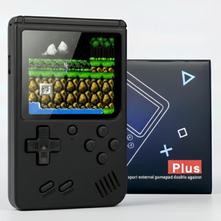 CIIECE 레트로 휴대용 미니 게임기, GB2500(블랙)