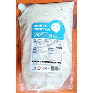 맘스맘 양파드레싱 냉장 2K X5 업소용 소스 양념, 2kg, 5개